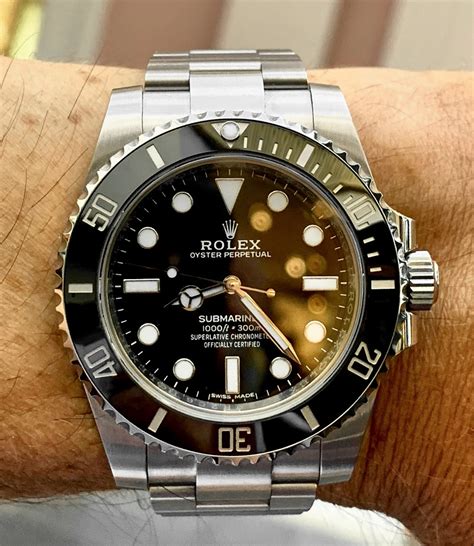 submarine rolex raggiera nera|rolex submariner wrist watch.